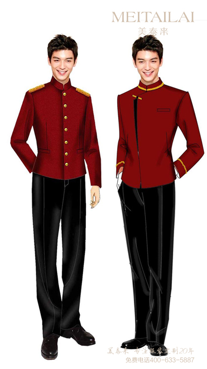 济南时尚休闲风酒店服装