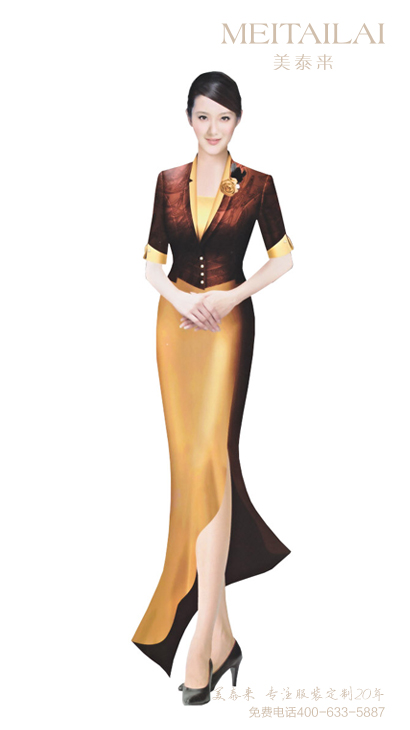 济南时尚休闲风酒店服装