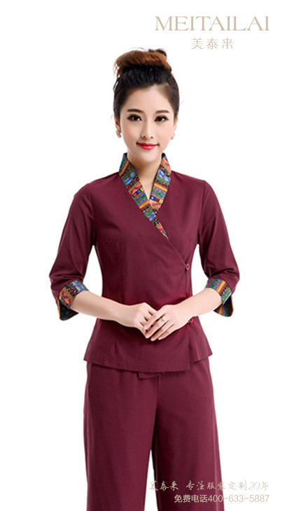 济南东南亚风情酒店服装团体定制